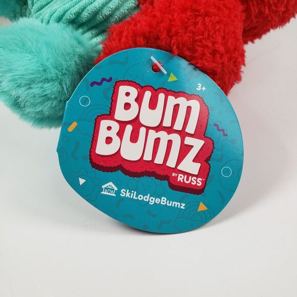 BUM BUMZ by Russ Jazwares Misty The Red Mitten 7.5" SkiLodgeBumz New - Picture 7 of 16